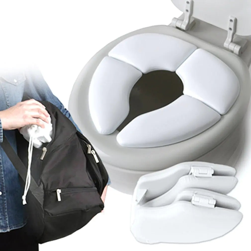 Foldable Children's Toilet Seat and Cover
